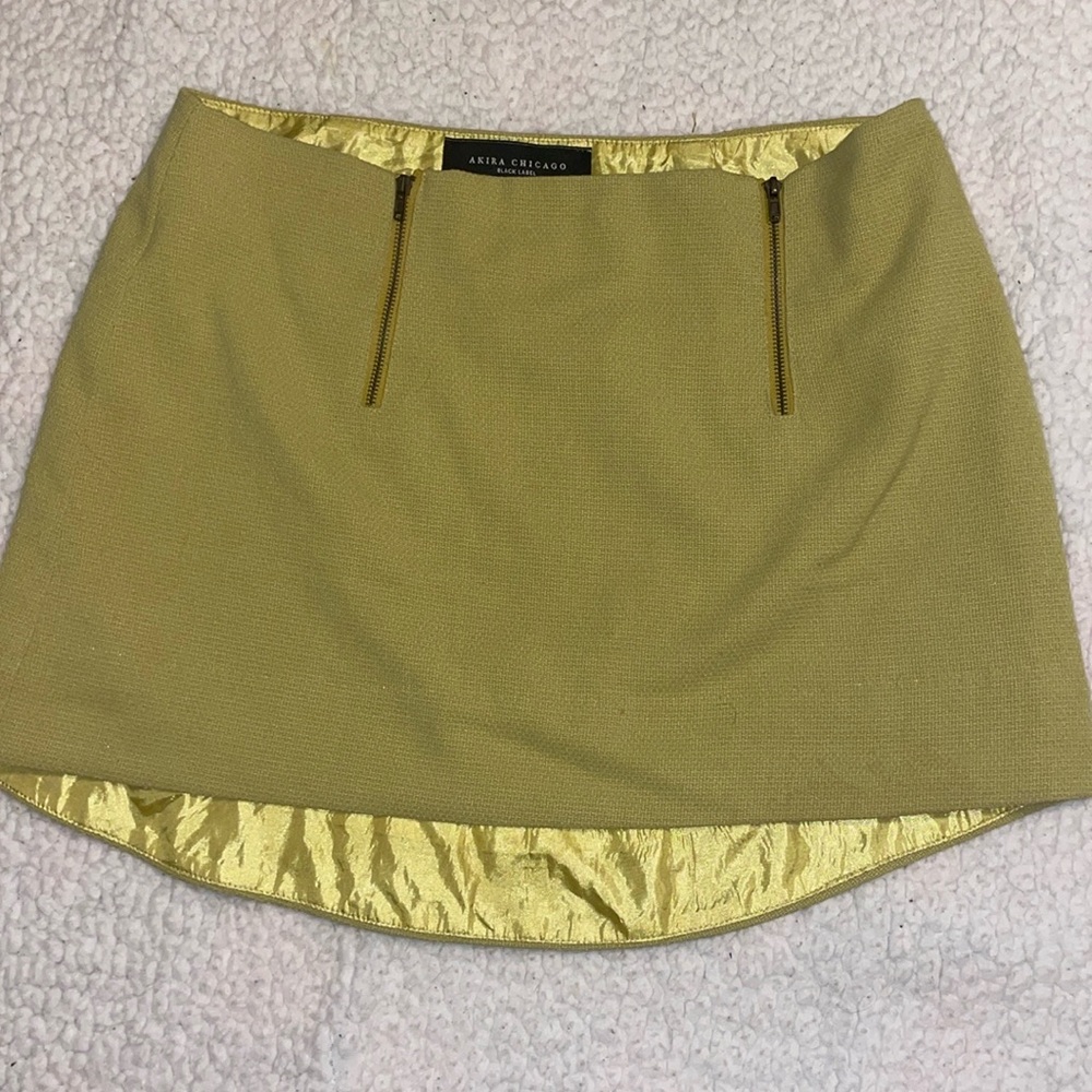 Green Mini Skirt M